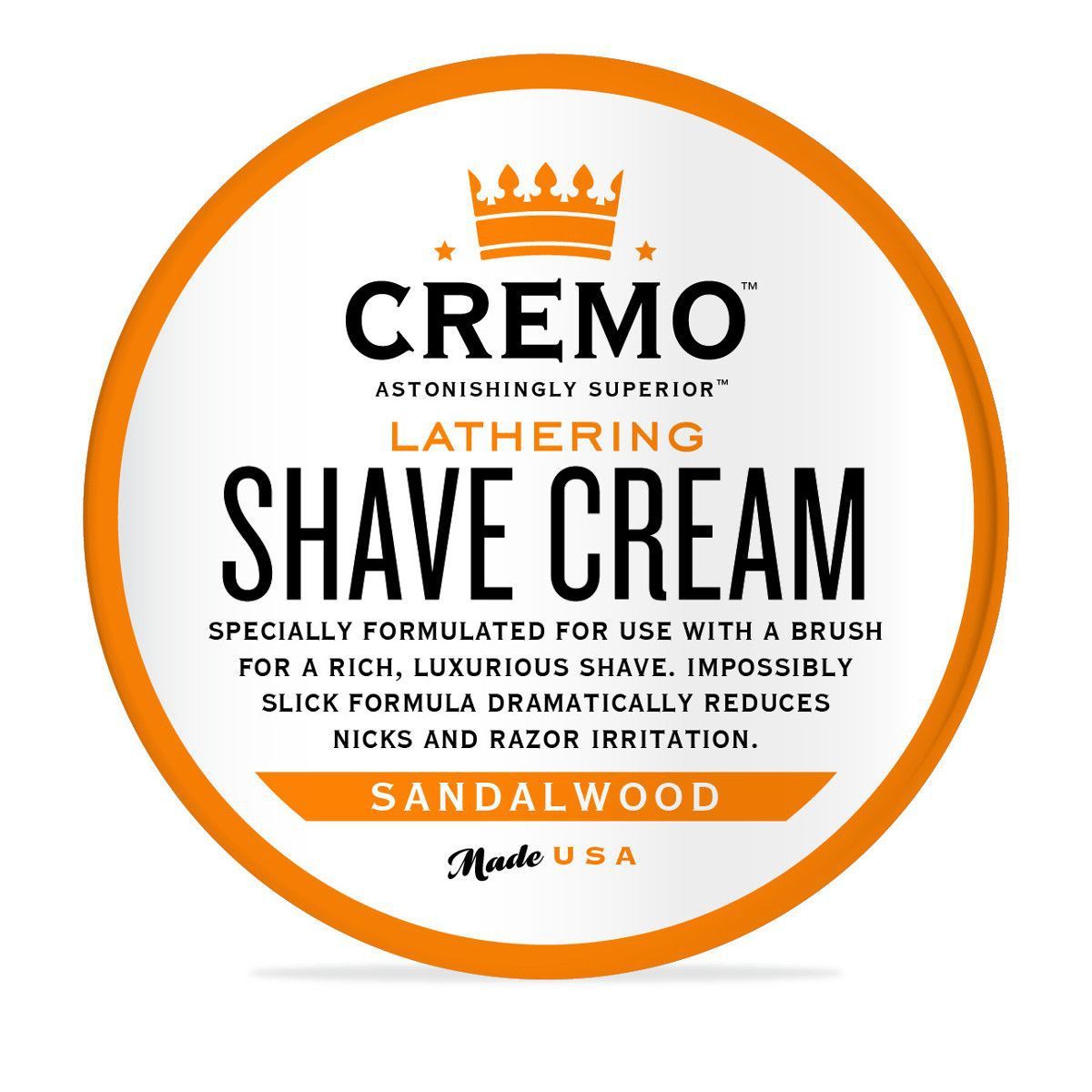 Cremo Lathering Shave Cream