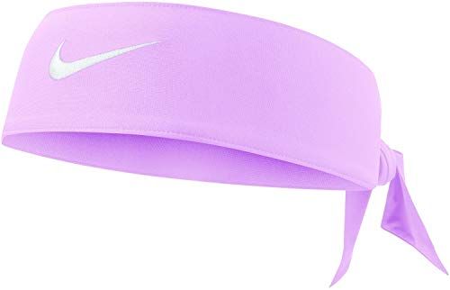 Nike Unisex - Adult DRI-FIT Head TIE 2.0 Headbands, Pink Foam/White, One Size