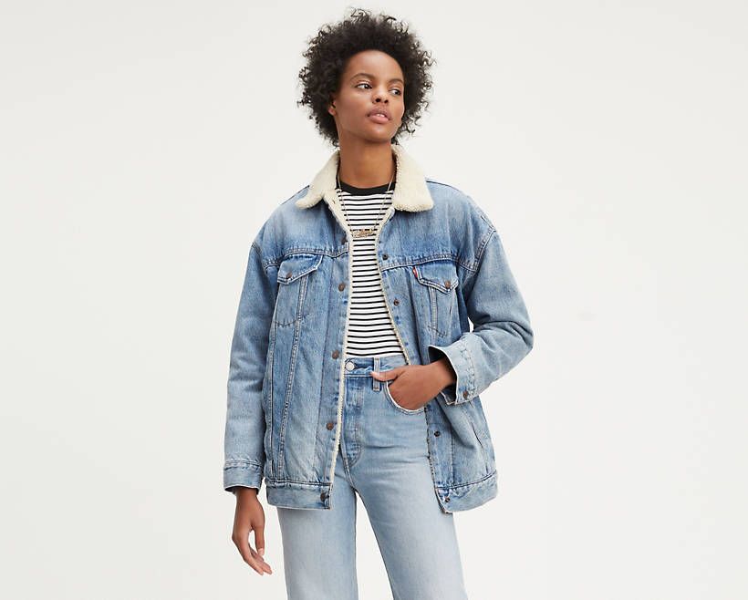 Best oversized hot sale denim jacket