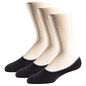 Womens No Show Socks Cotton Non Slip Invisible Flat Socks Casual Boat Line Socks Pack 5