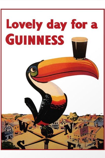 Vintage Guinness Poster Print