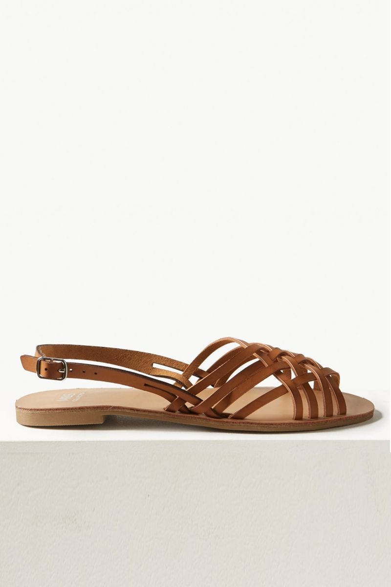 Cross Over Strap Sandals