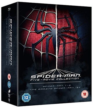 Spider-Man Kompletna kolekcja pięciu filmów [Blu-ray] [Region Free]