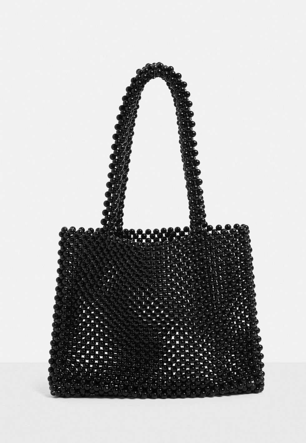 Bags, Super Cute Beaded Lv Beaded Black Tote Bag