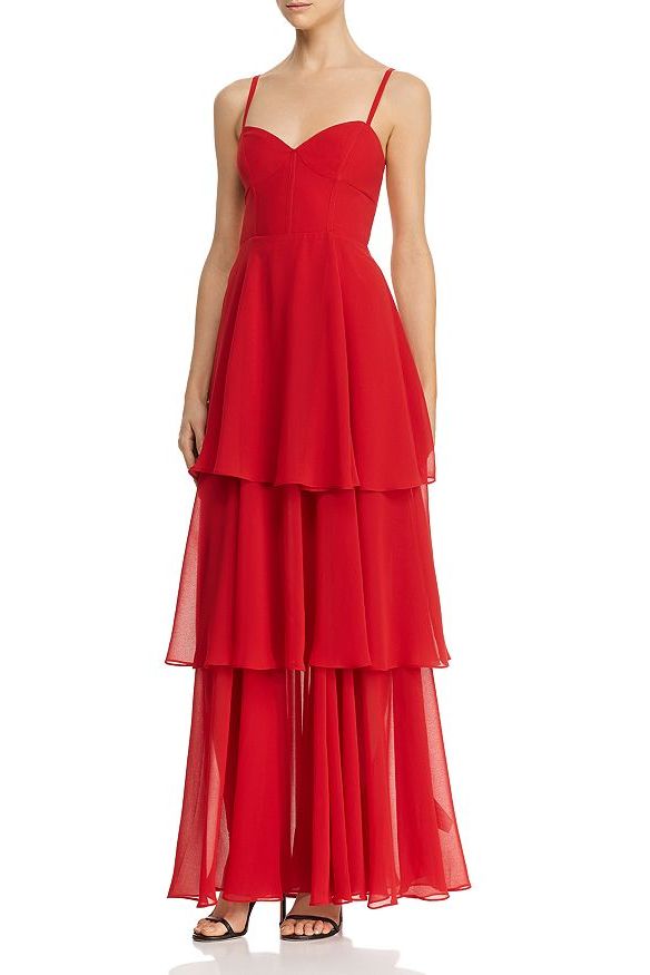 Emilia Clarke Wears Red Sheer Dolce & Gabbana Dress to the Time 100 Gala