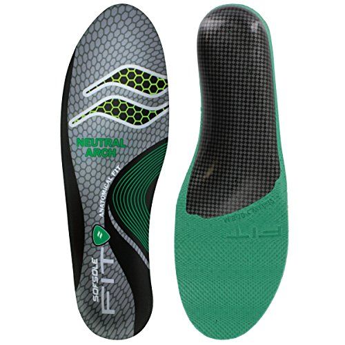 Sof Sole Fit Performance Shoe Insole for Men and Women Black Size: Mens 11-12