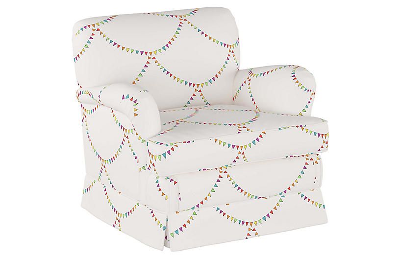 Bunting Scallop Kids' Chair