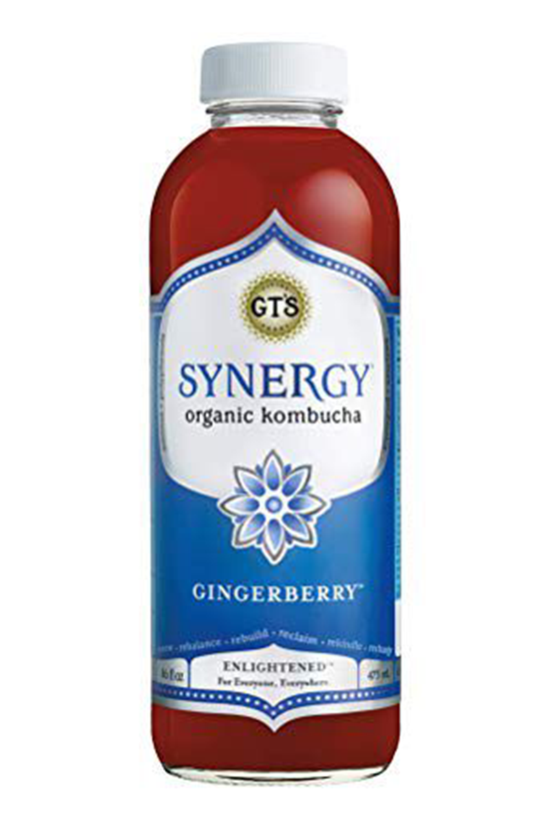 GT's Organic Kombucha, Synergy-Gingerberry
