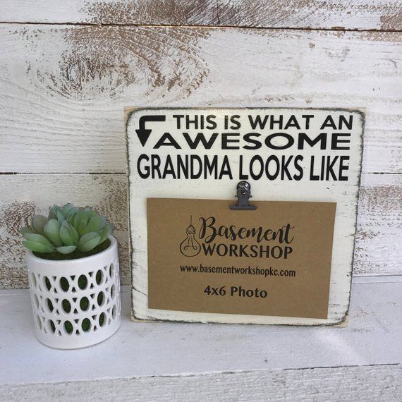 This Is What An Awesome Grandma Looks Like Picture Frame