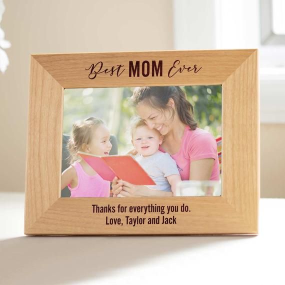 Personalized Wood Picture Frame