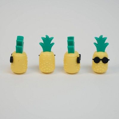 Pineapple Corn Holders Yellow