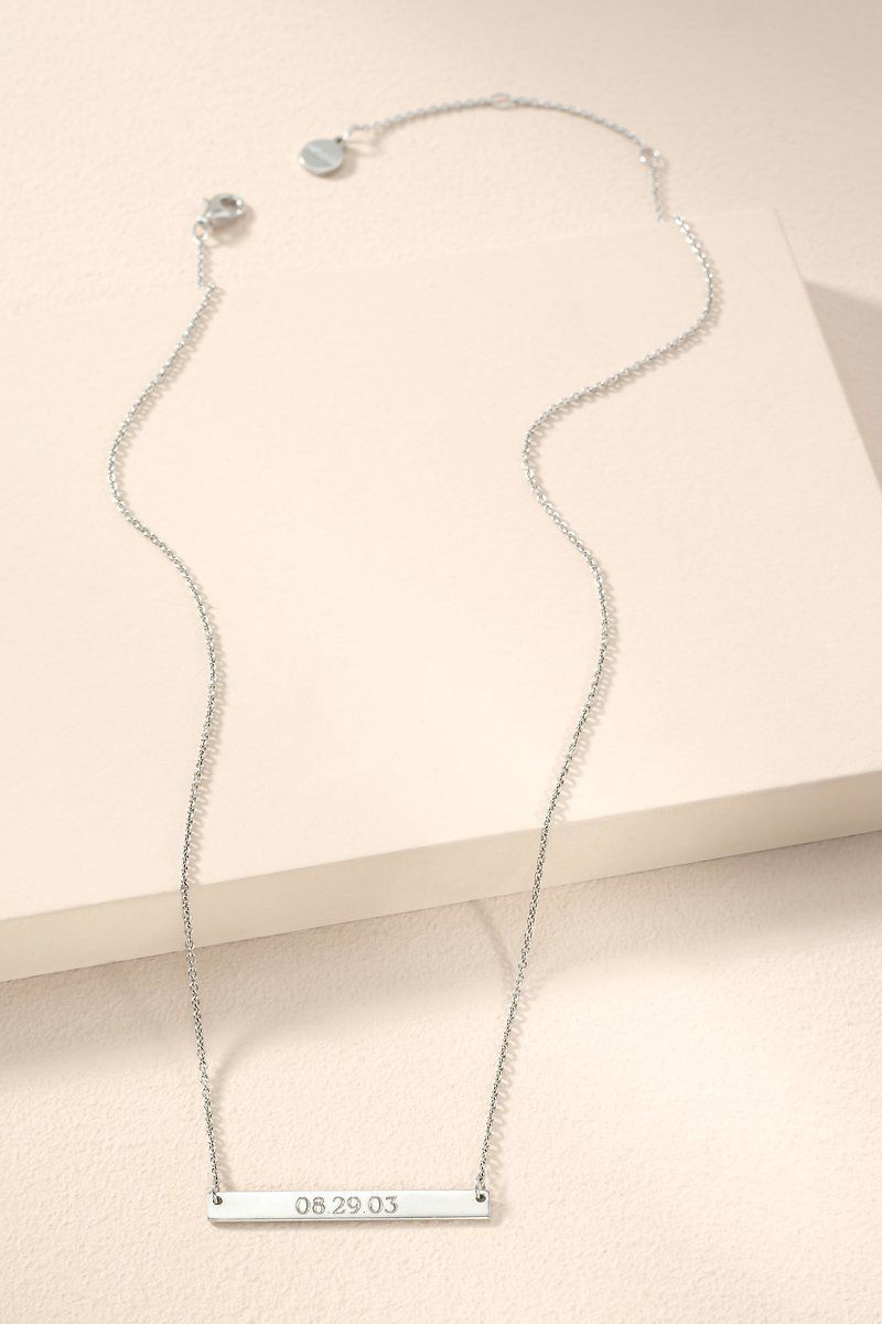 Stella and dot on sale signature engravable delicate necklace