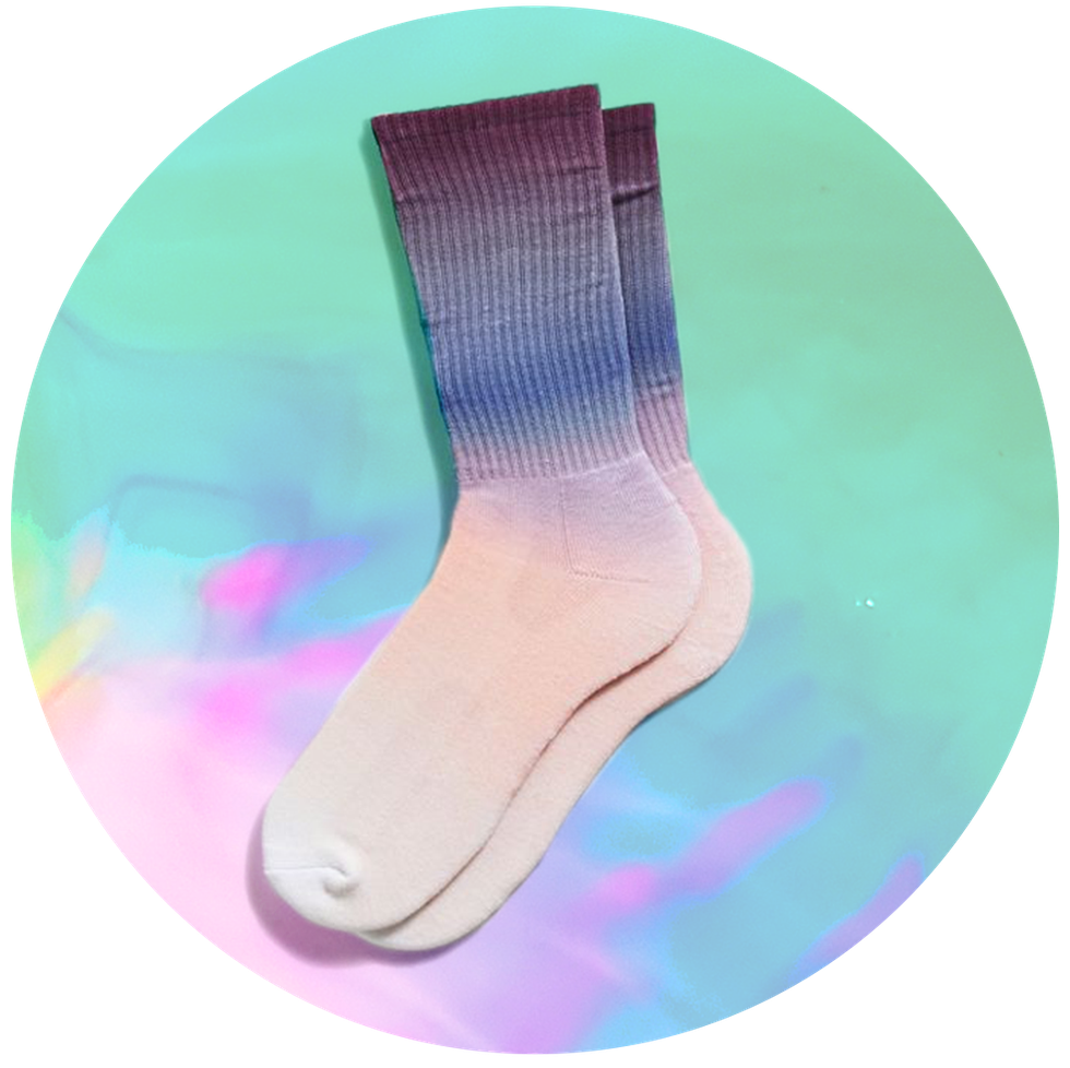 Dip-Dyed Sport Sock