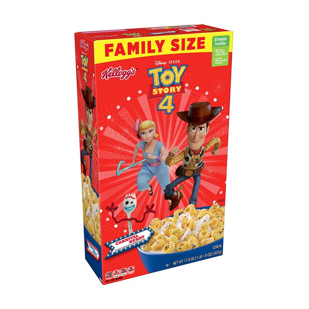 Kellogg’s Toy Story 4 Carnival Berry Cereal