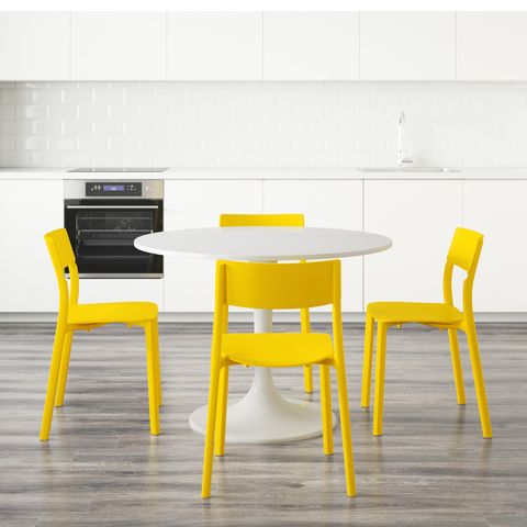 Featured image of post Collapsible Dining Table And Chairs Ikea : Dining room table has collapsible sides.