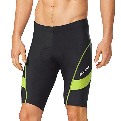 SPONEED Padded Cycling Shorts Men Stretchy Road Bike Tights Bicycle Bottoms