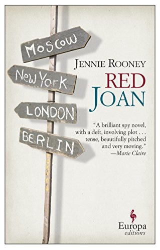 <i>Red Joan</i>, by Jennie Rooney