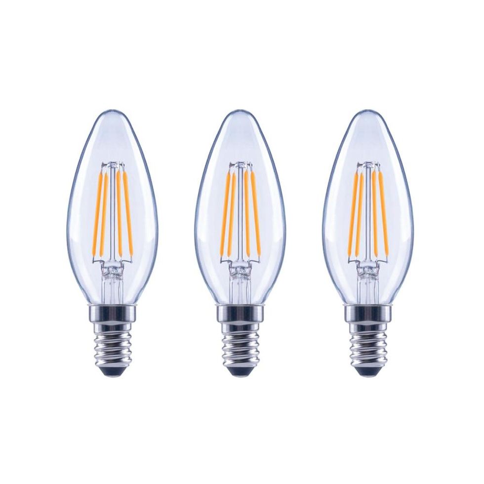 EcoSmart Candle Dimmable Edison Light Bulb Set (3-Pack)