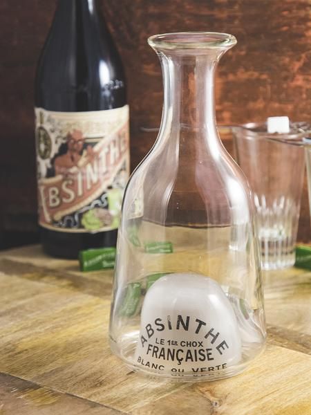 Reproduced Glass Absinthe Loupe Carafe