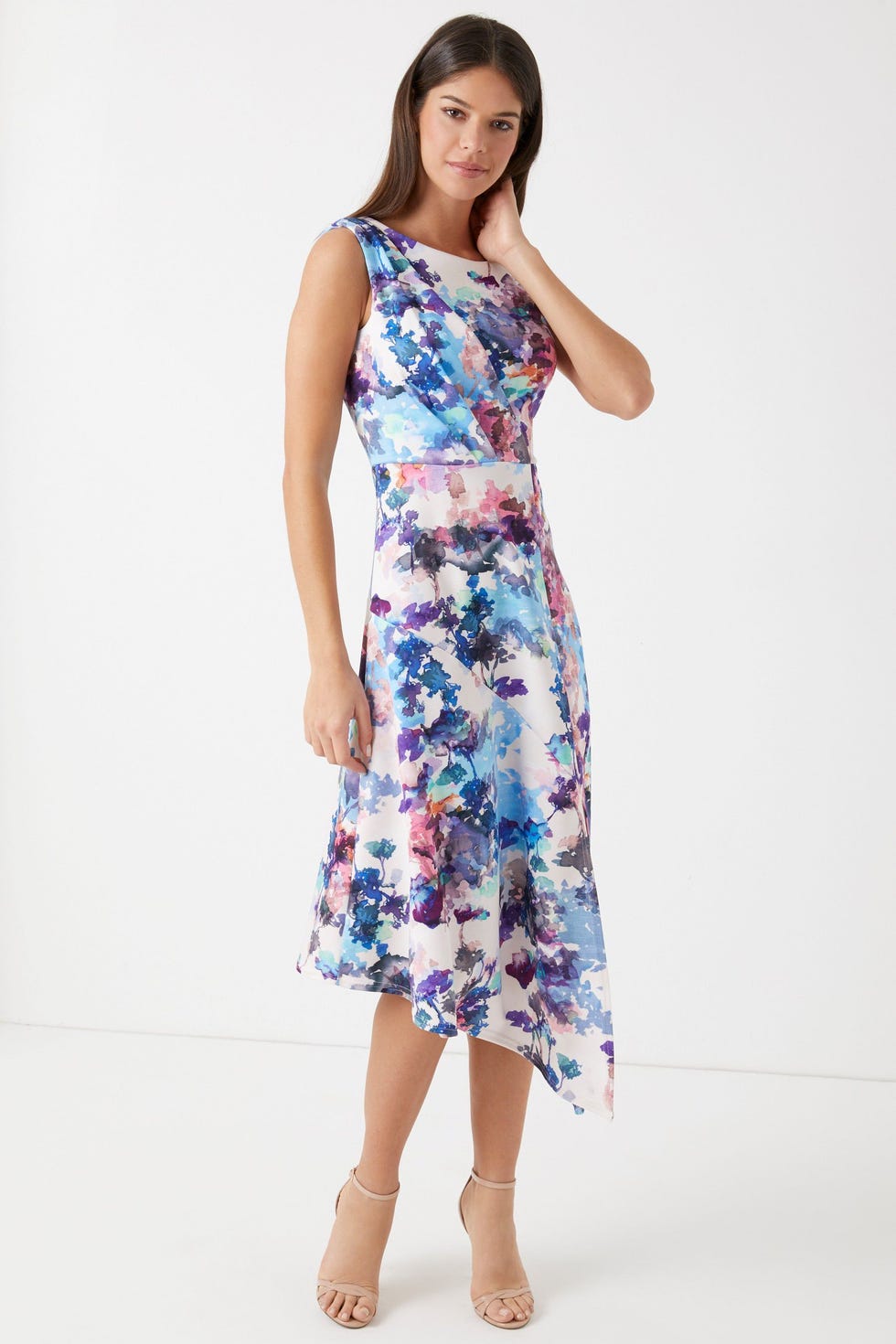 Closet Draped Front A line Dress