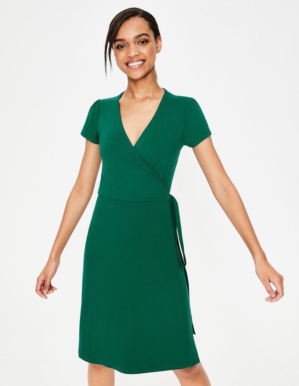 Summer Wrap Dress - Forest