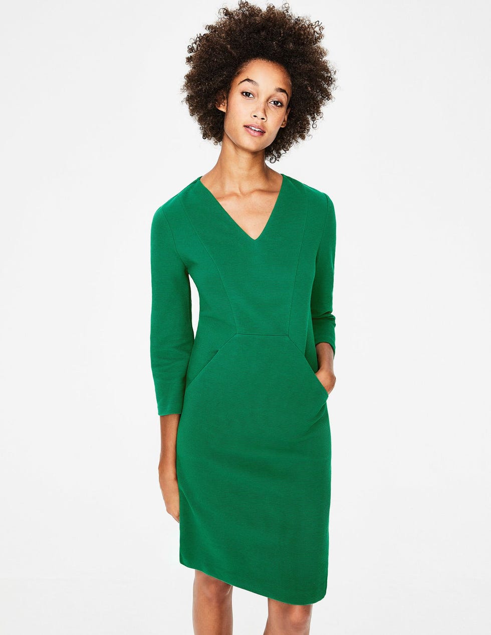 Bronte Ottoman Dress - Forest