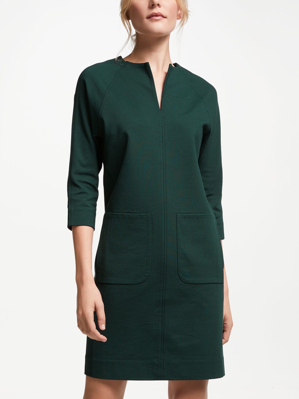 Winser London Jean Miracle Midi Dress, Forest Green