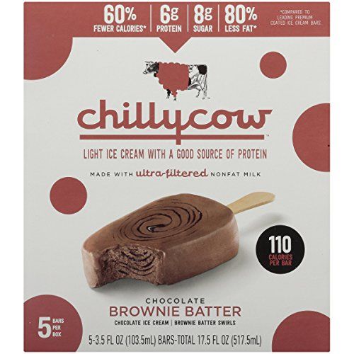 Chilly Cow Chocolate Brownie Batter Light Ice Cream Bars