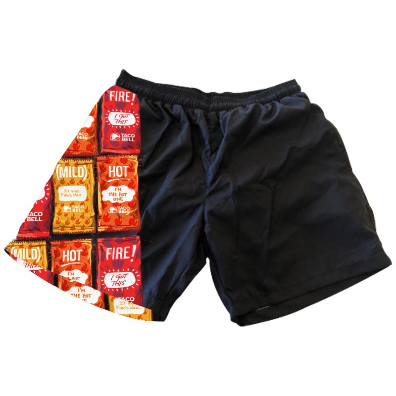 Sauce Packet Swim Trunks
