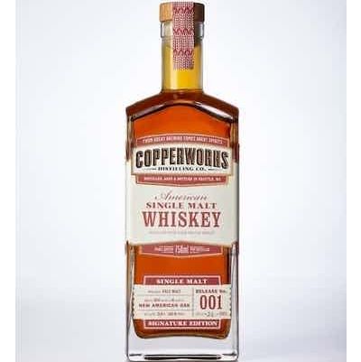 Copperworks American Single Malt Whiskey (Seattle, WA)
