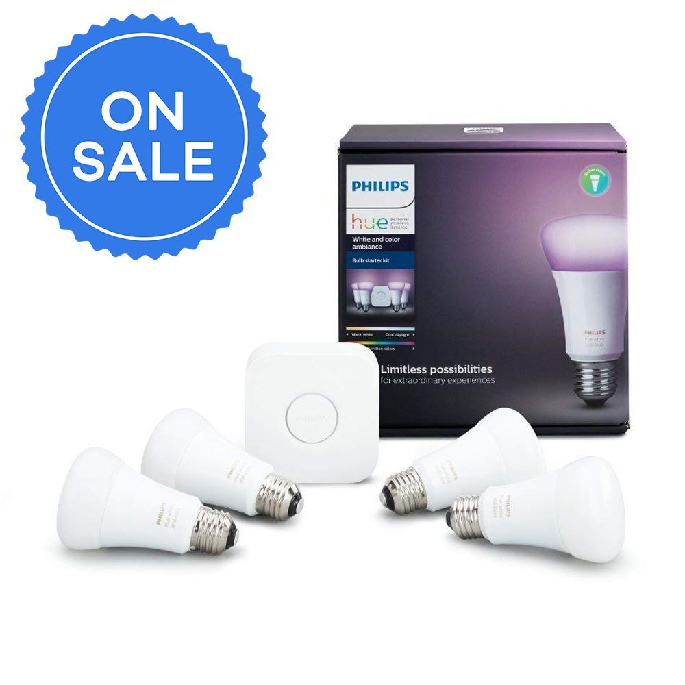 Philips Hue White and Color Ambiance Wireless Lighting Kit