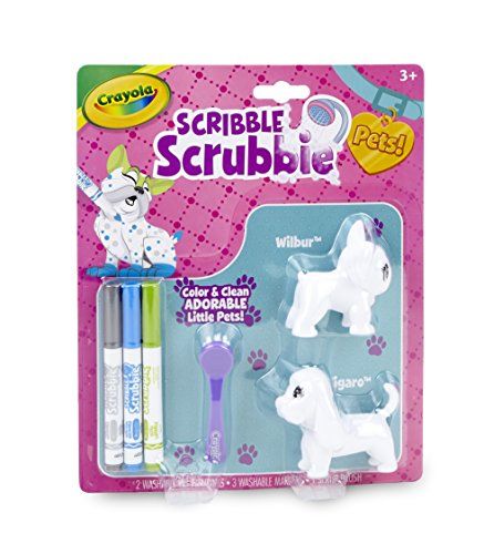 Crayola Scribble Scrubbie Color & Wash Dog Toy