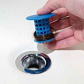 TubShroom Drain Protector & Hair Catcher, Stainless Steel, Stopper Plug  Included
