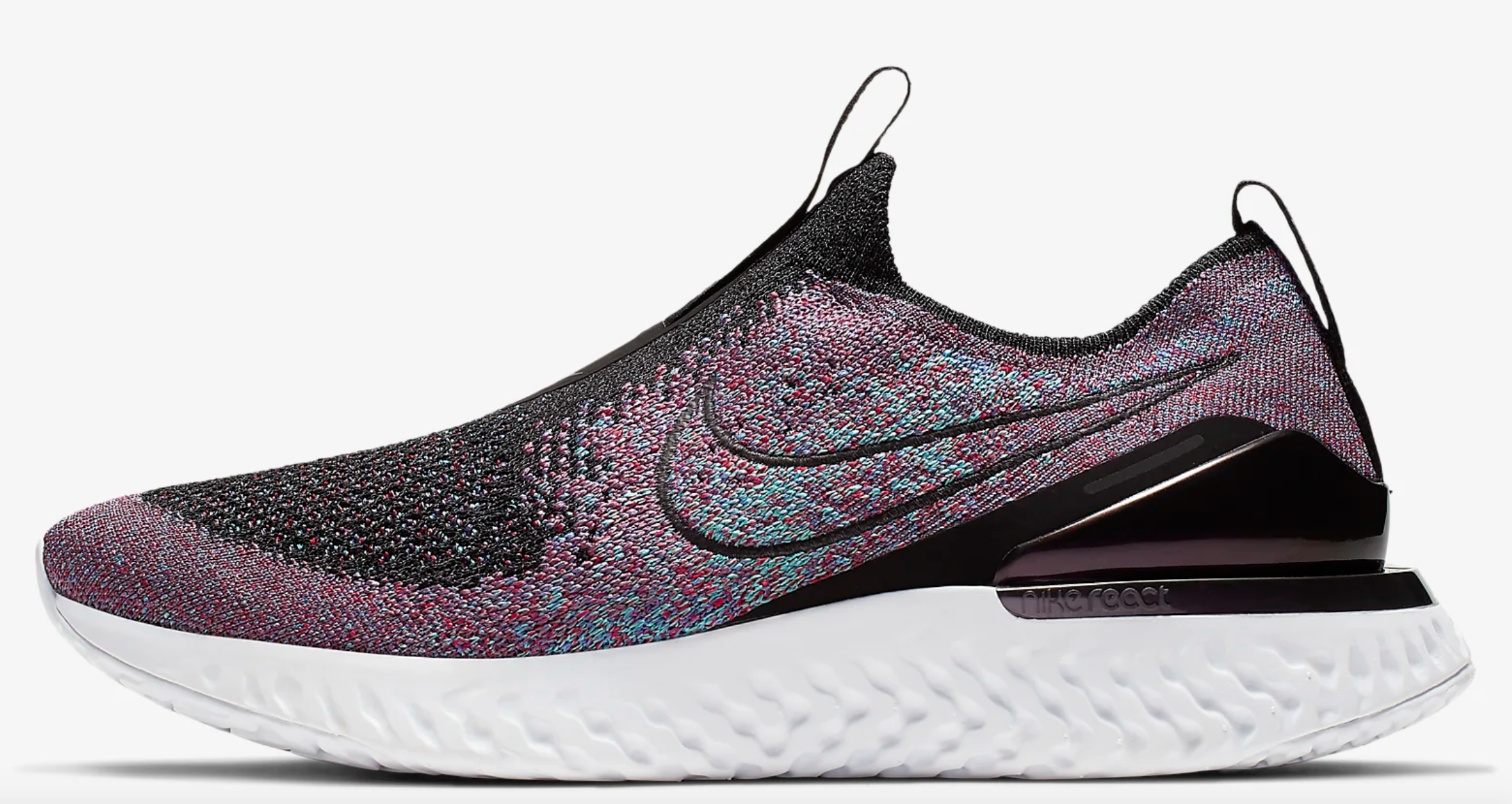 nike women's epic phantom react flyknit running shoes