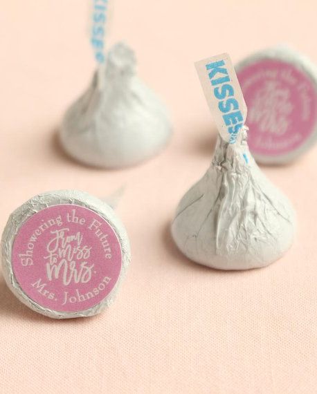 Personalized Hershey's Kiss Favors