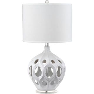 White Ceramic Regina Table Lamp