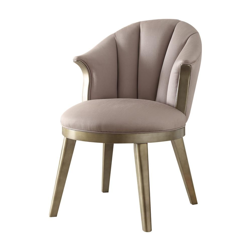 Champagne Gold Accent Chair