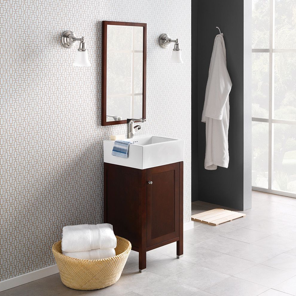 15 Small Bathroom Vanities Under 24, 18 Inch Bathroom Vanity With Sink And Mirror