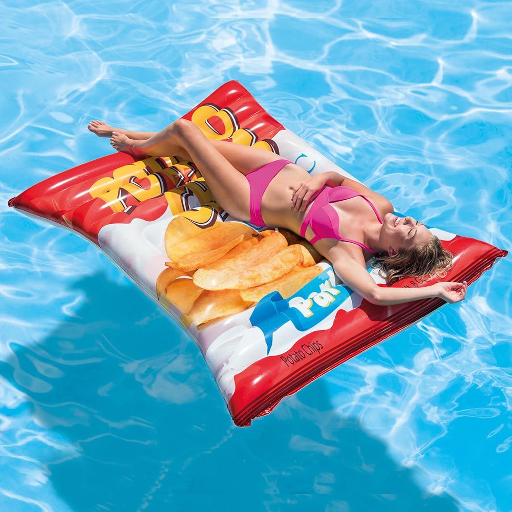 New Inflatable Food Fight Pool Floats Hot Dog Family Fun Pool Swim Pool Floats 