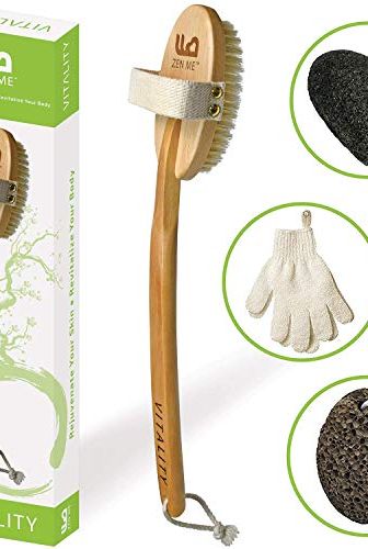 Premium Dry Brushing Body Brush Set