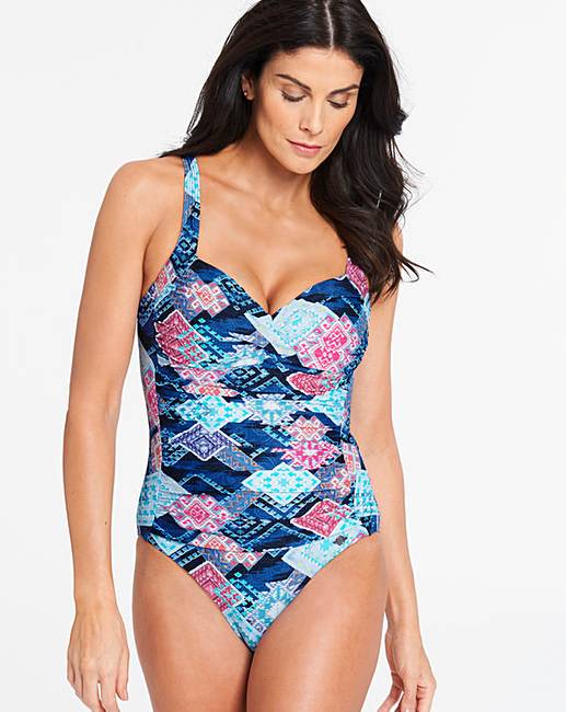 Twist Front Soft Cup Swimsuit