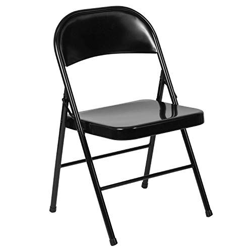 Flash Furniture Black Metal Folding Chair