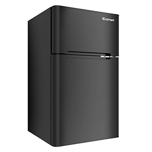 Compact Mini Fridge Two Door Refrigerators Freezer Dorm Office Details about   New 3.2 Cu Ft 