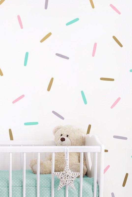 Spray wall decals