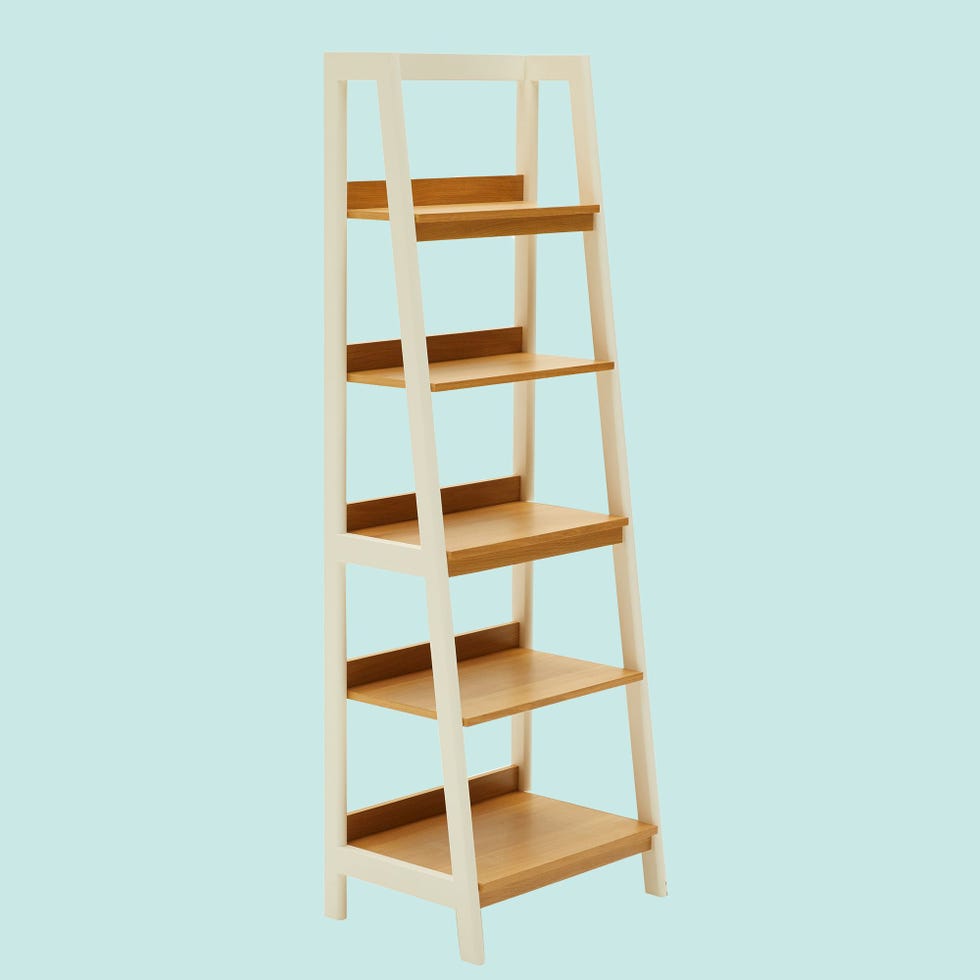 MoDRN Scandinavian Finna Ladder Bookcase