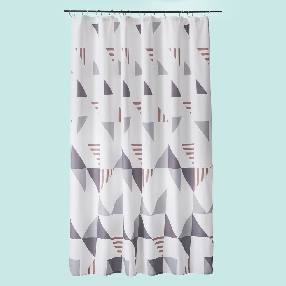 MoDRN Scandinavian Triangle Shower Curtain