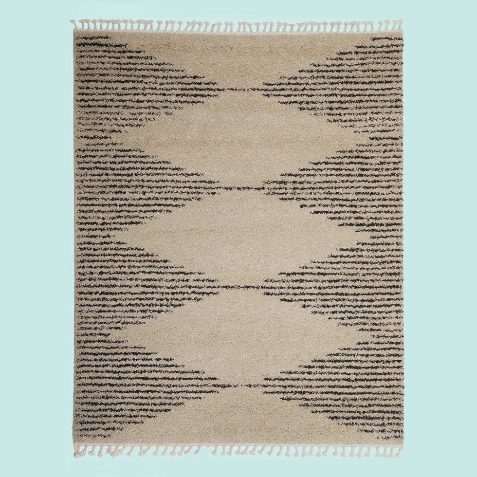 MoDRN Scandinavian Linear Triangles Area Rug