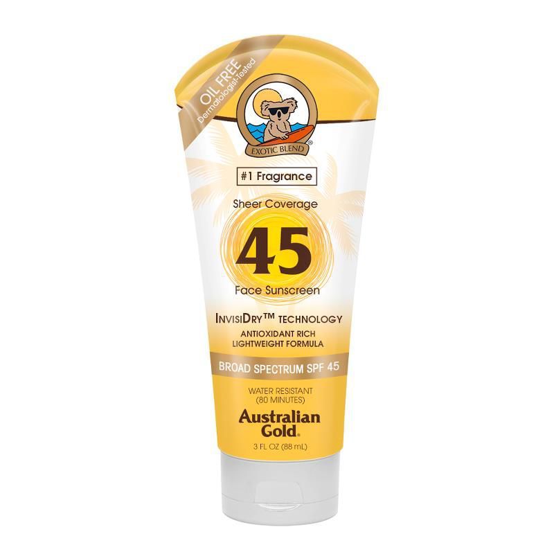 SPF 45 Sheer Coverage Face Sunscreen