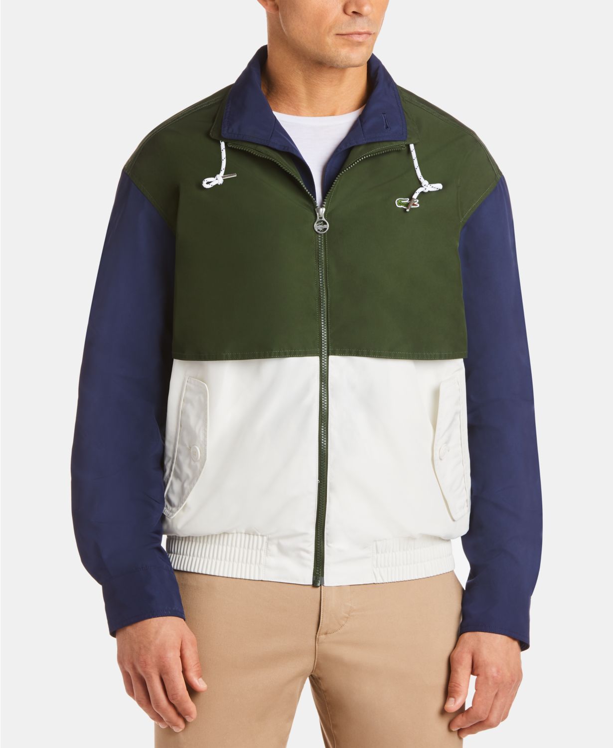 Lacoste Men's Lightweight Colorblocked Jacket
