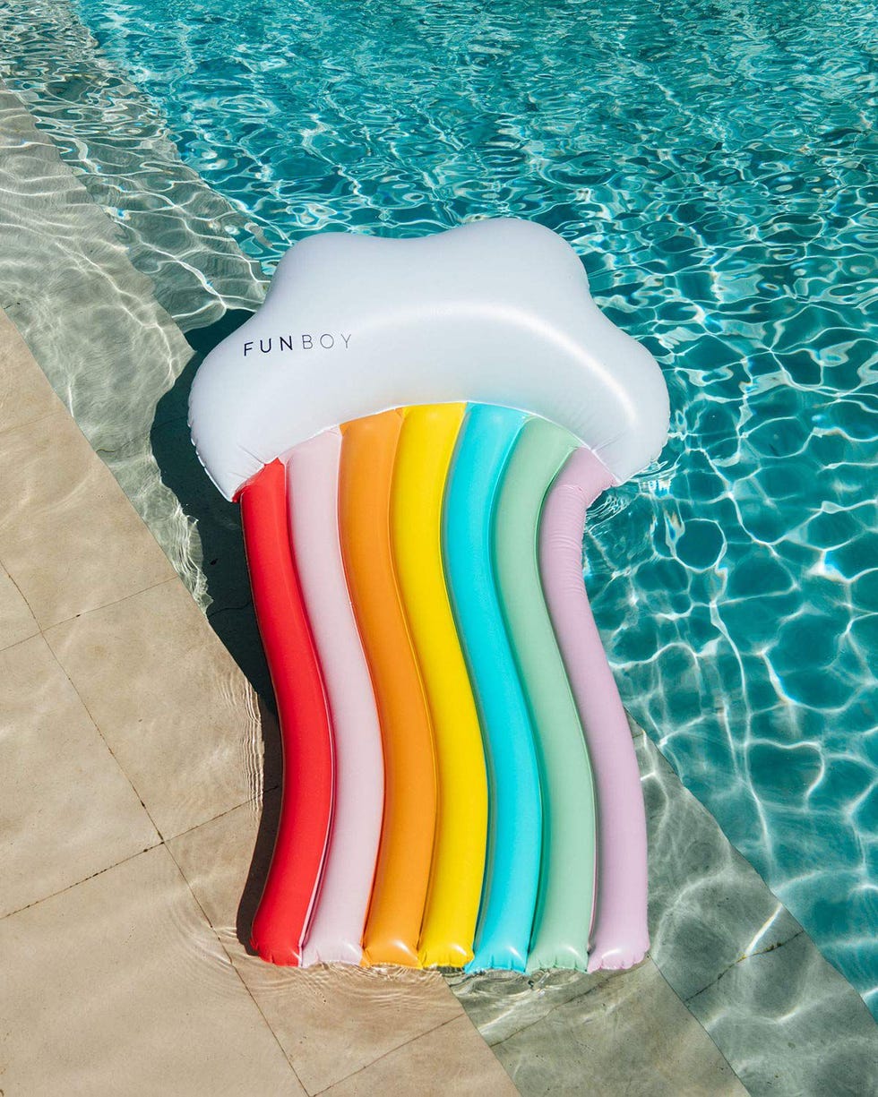 Inflatable Rainbow Lounger 